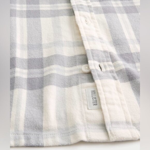 Men's HOLLISTER Flannel Button-Through‎ Shirt | Size Small - Picture 2 of 7